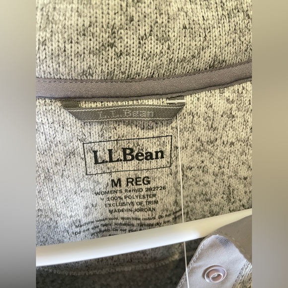 LL Bean 1/4 Style Sweater Sweatshirt Fleece Jacket Hiking Gorpcore Size M - Picture 4 of 9
